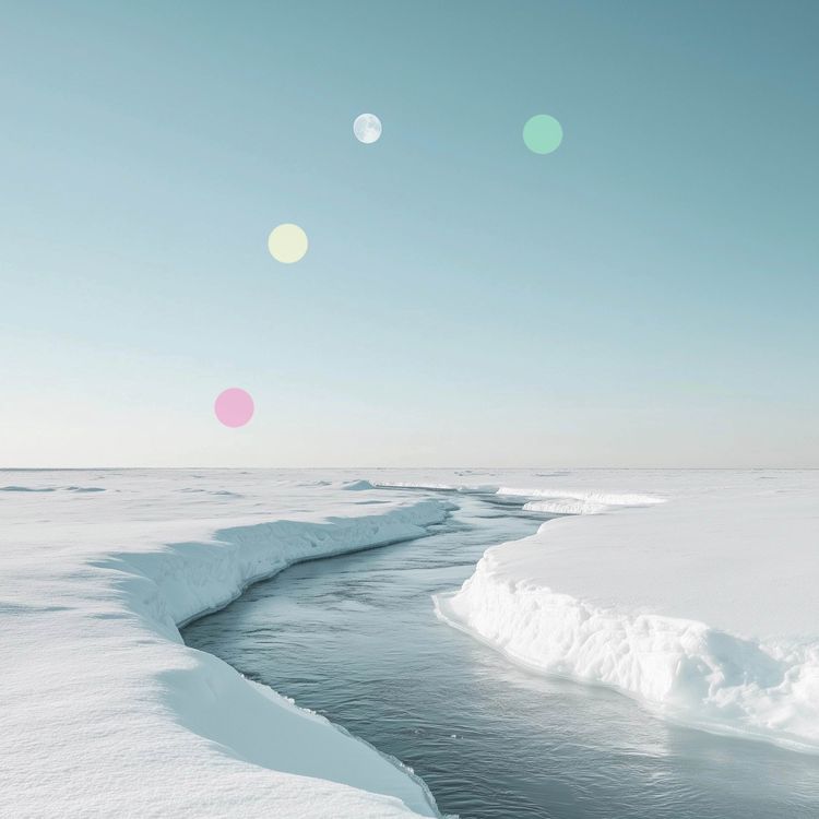 cover art for Gletscherbach in den Bergen | Das Kristallklare Tauen des Vatnajökull
