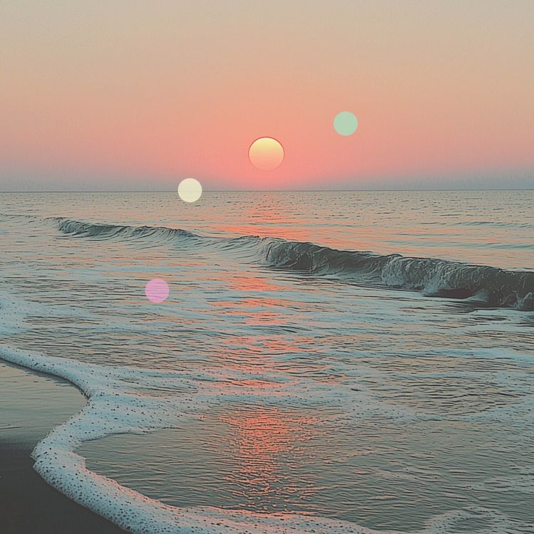 cover art for Sonnenuntergangsflut | Binaurale Delta-Beats für Tiefe Entspannung