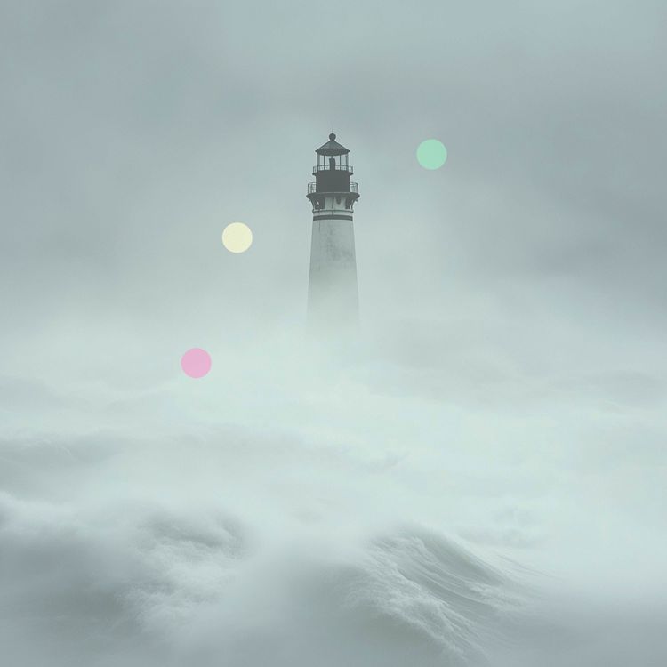 cover art for Leuchtturm im Sturm | Meereswellen & Regen für Tiefschlaf & Entspannung