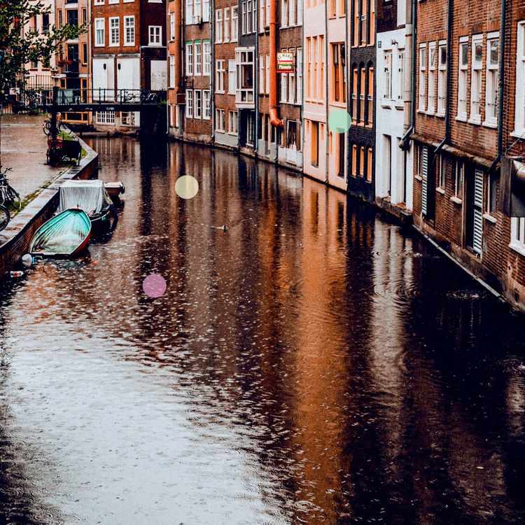 cover art for Leichter Regen auf einem ruhigen Amsterdamer Kanal