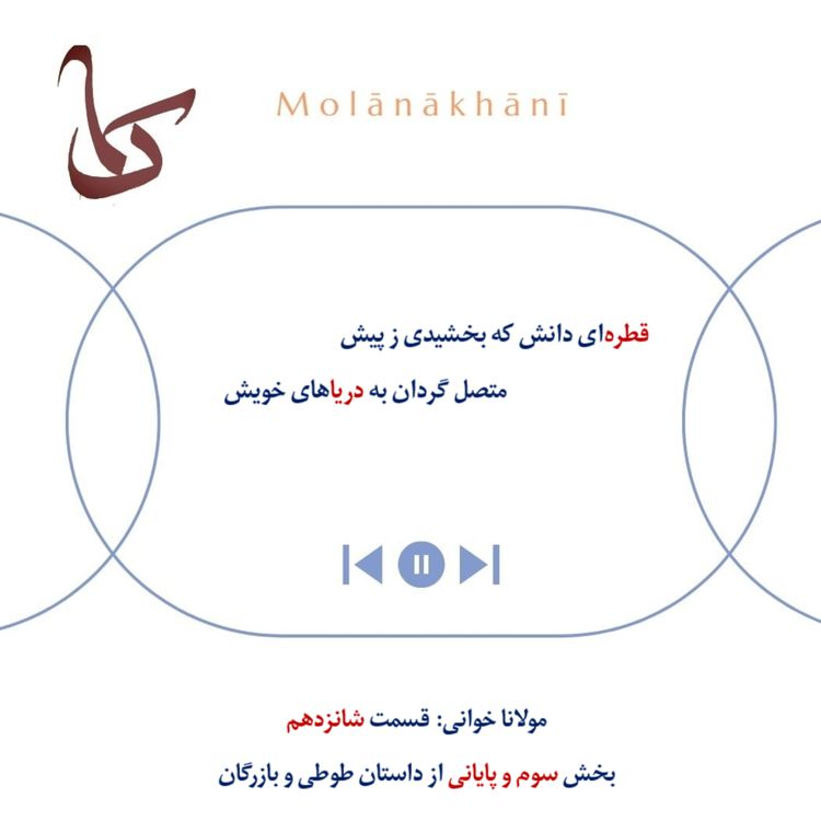 cover art for مولاناخوانی شانزدهم: اتمام داستان طوطی و بازرگان