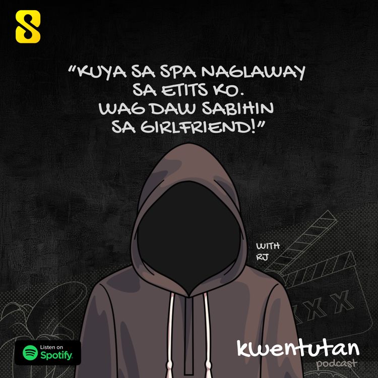 cover art for E90: "Kuya sa Spa Naglaway sa Etits Ko. Wag daw Sabihin sa Girlfriend." with RJ