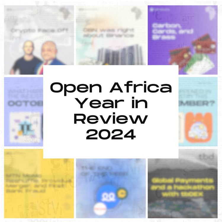 cover art for Open Africa Year in Review 2024