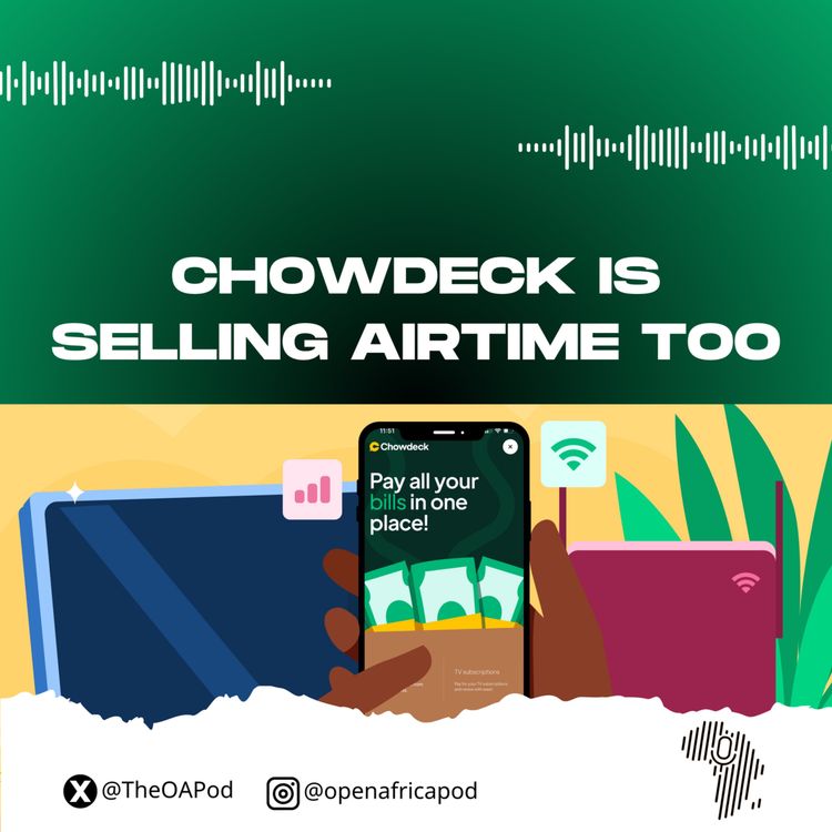 cover art for Chowdeck is Selling Airtime too