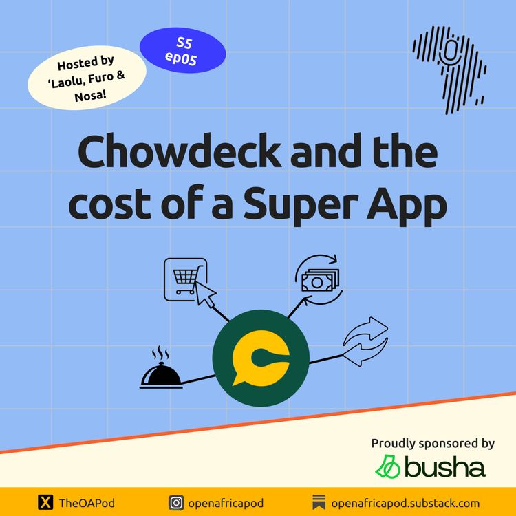 cover art for Chowdeck and the cost of a Super App