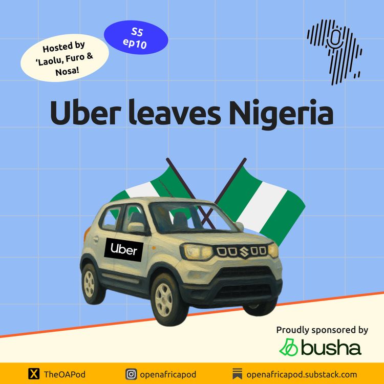cover art for Uber leaves Nigeria