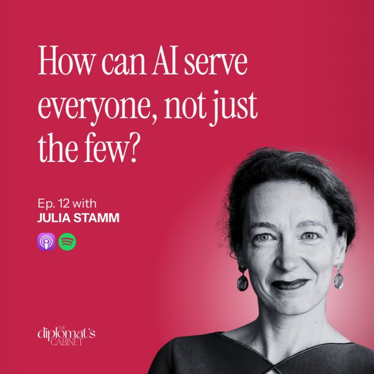 cover art for Ep. 12 – How can AI development serve everyone, not just the few? With Julia Stamm
