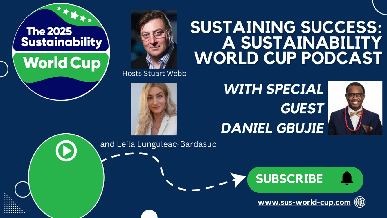 cover art for Sustaining Success  : A Sustainability World Cup Podcast