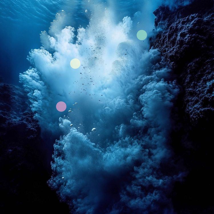 cover art for ディープ・オーシャン・ブルー | 偉大なる深淵へ – 睡眠音 & ホワイトノイズ