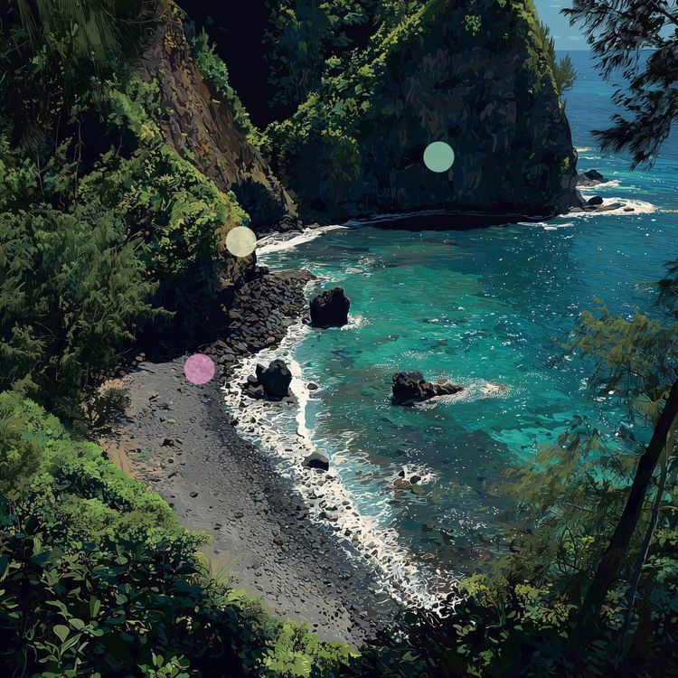 cover art for 太平洋の寄せ波 | ハワイ・ポロル渓谷の海岸から