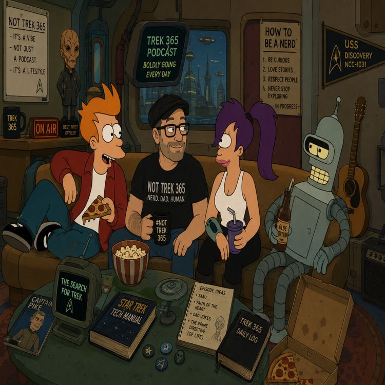 cover art for Not Trek 365: Futurama’s Space Pilot 3000