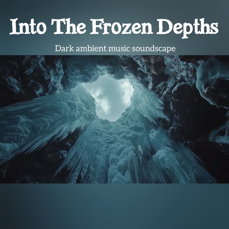 cover art for 🎧INTO THE FROZEN DEPTHS : Trapped in the White Void | Dark Ambient Music Soundscape