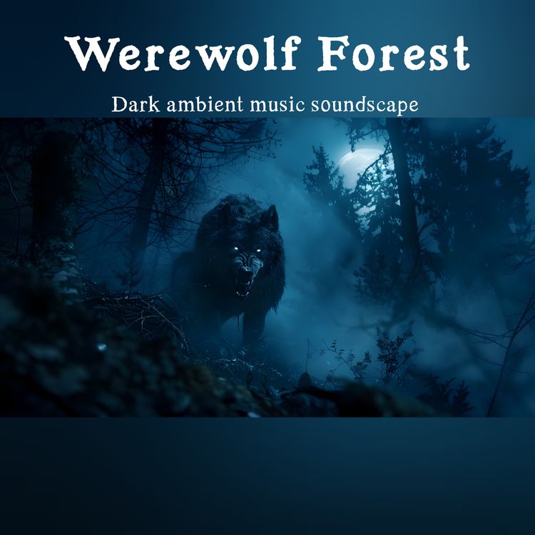 cover art for 🎧MOONLIT HUNT : Werewolf Forest Dark ambient music soundscape
