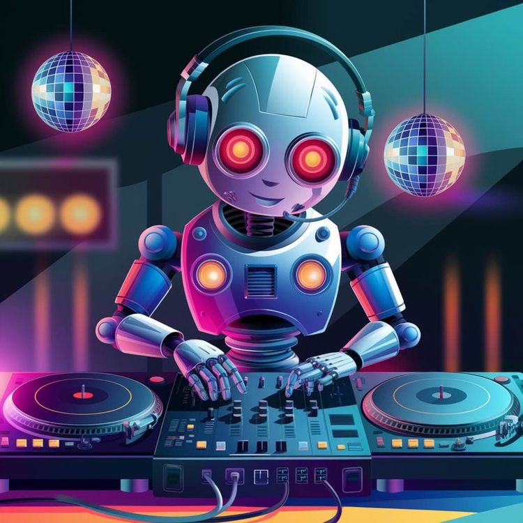 cover art for How Does AI Make Music?