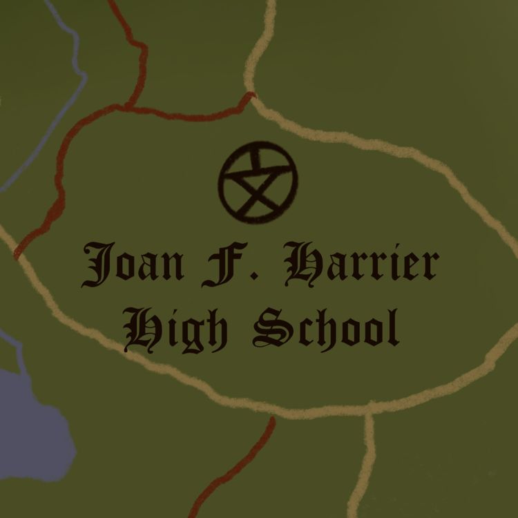 cover art for EP #5: Joan F. Harrier High School