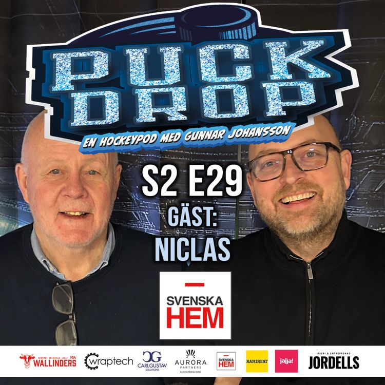 cover art for S2EP29. Omarks Katt! Vilka vinner SHL, Allsvenskan, NHL. Facit levereras.. Gäst Niclas på Svenska Hem.