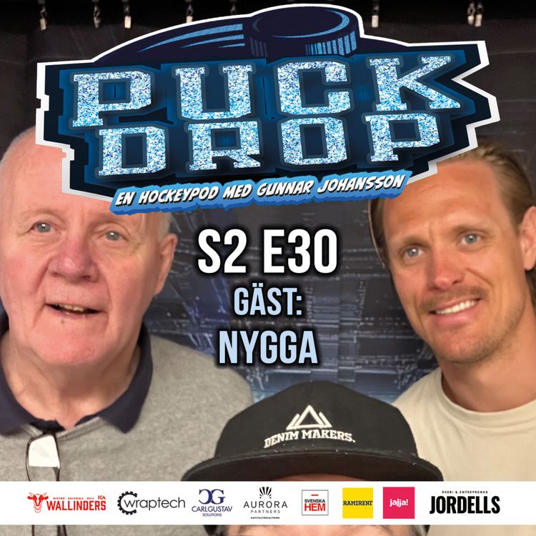 cover art for S2EP30. Gunnar Johansson och Magnus "Nygga" Nygren i studion.