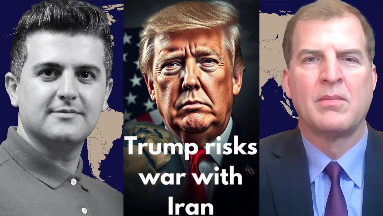 cover art for David Pyne: Trump's Deranged Drive for WW3 with Iran