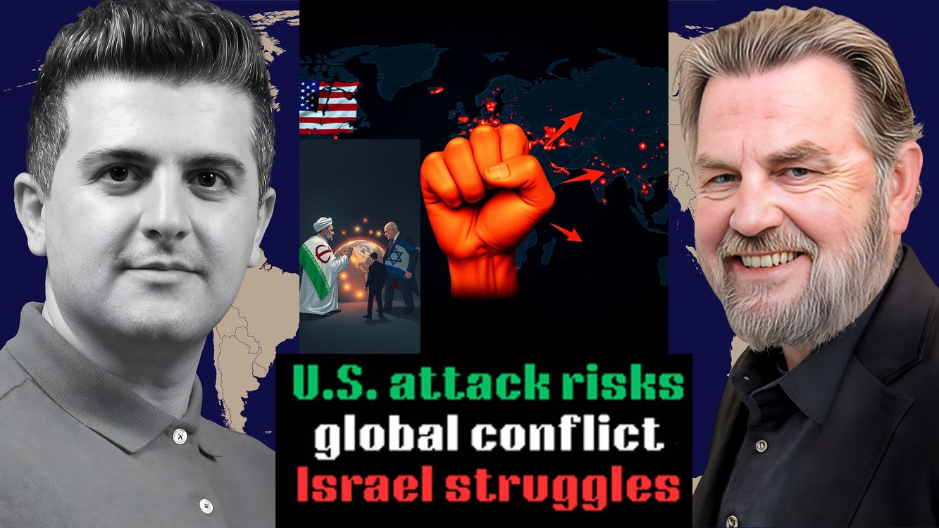 cover art for Larry C. Johnson: Iran PUNCHES Through Israel's Defenses U.S. on WAR FOOTING!
