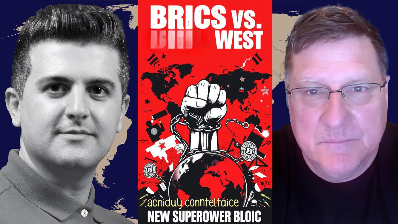 cover art for Scott Ritter: WAR DRUMS LOUDER as BRICS SHATTERS Trump's Threat!