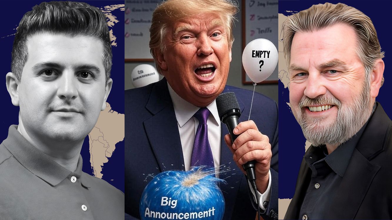 cover art for Larry C. Johnson: Trump threatens 100 secondary tariffs! Russia SMASHES Ukraine! Yemen's RETURN