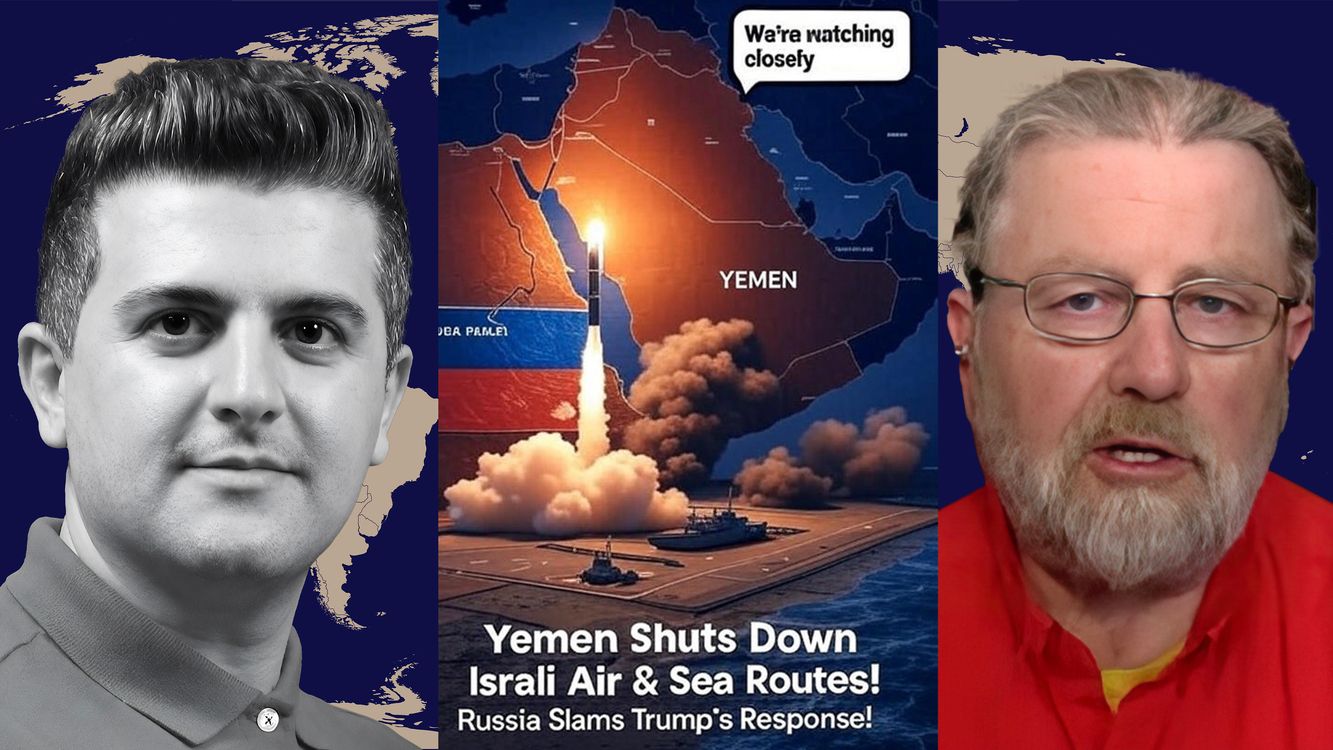 cover art for Larry C. Johnson: Yemen CUTS OFF Israel's Airport and Eilat Port-Russia's Bombshell Reply to Trump