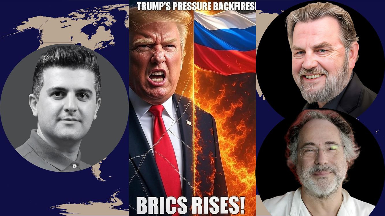 cover art for Larry C. Johnson & Pepe Escobar: Trump's Pressure Backfires, Russia Ignites Unstoppable BRICS Unity
