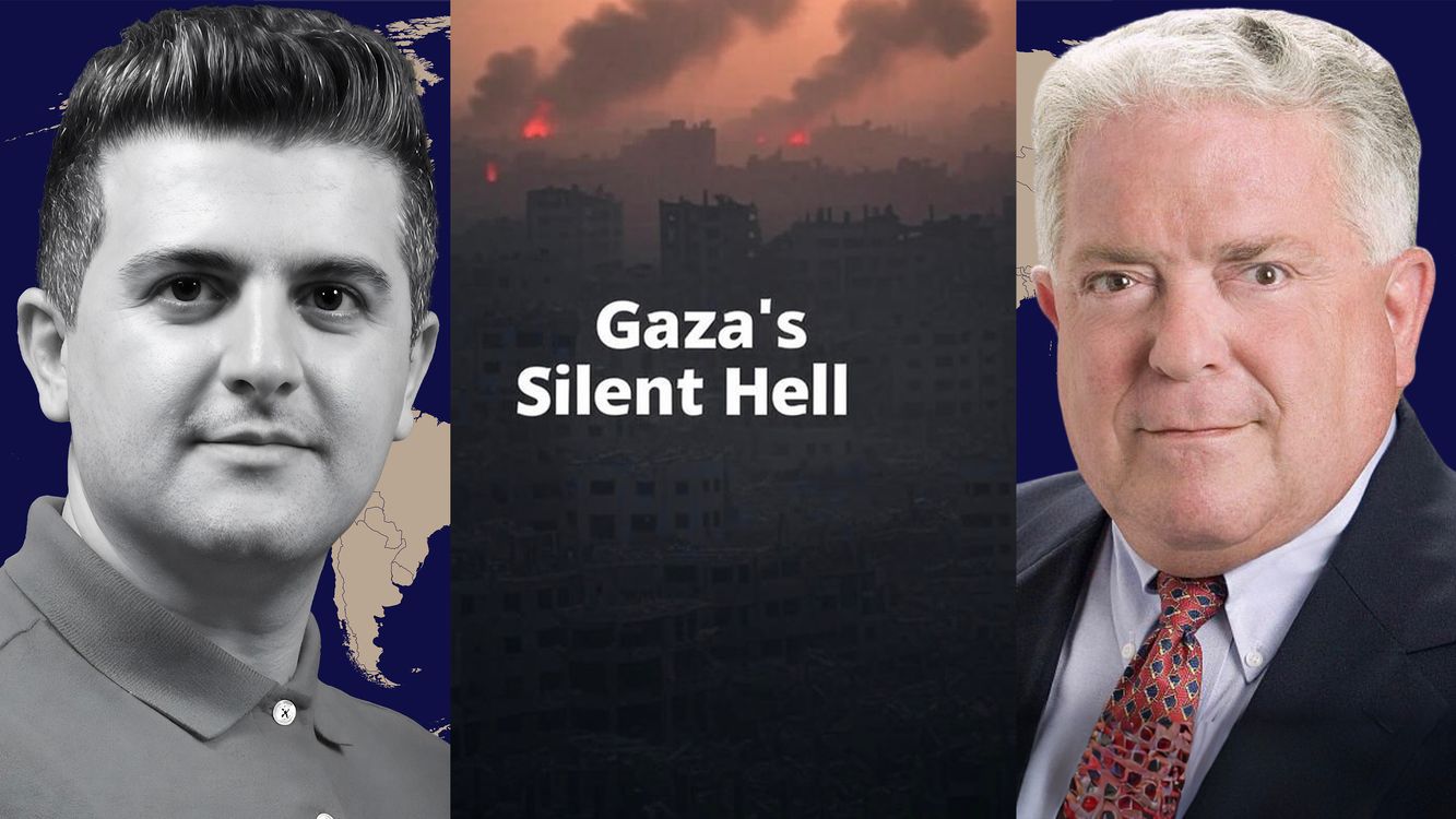 cover art for Amb. Chas Freeman: Gaza's Silent Hell, Genocide and Starvation in Real Time