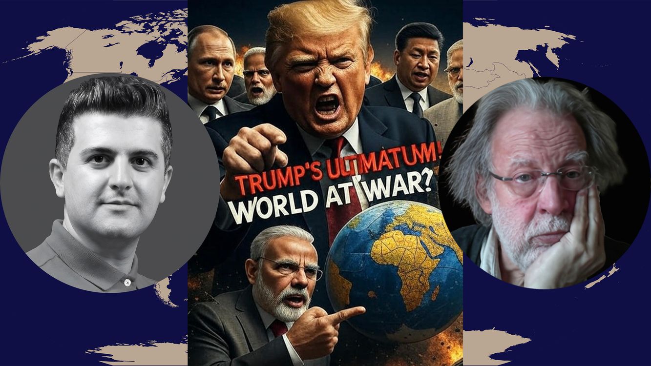 cover art for John Helmer: No Way Out, Trump's Ultimatum FORCES Russia, China, Iran and India to FIGHT!