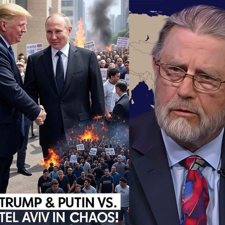 cover art for Larry C. Johnson: Trump–Putin Meeting in Turmoil as Tel Aviv Explodes in Protest!