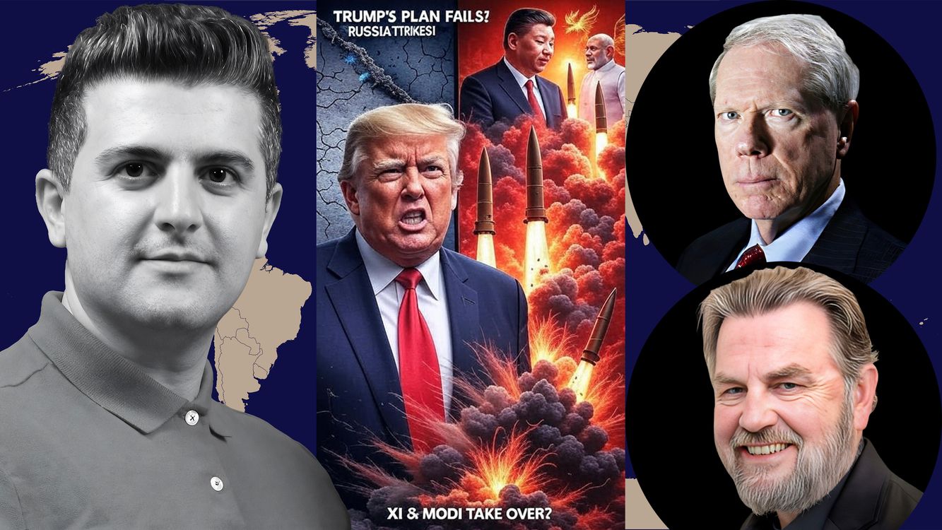 cover art for Larry C. Johnson & Paul Craig Roberts: Trump’s Plan COLLAPSES as Russia Strikes — Xi & Modi Rise!