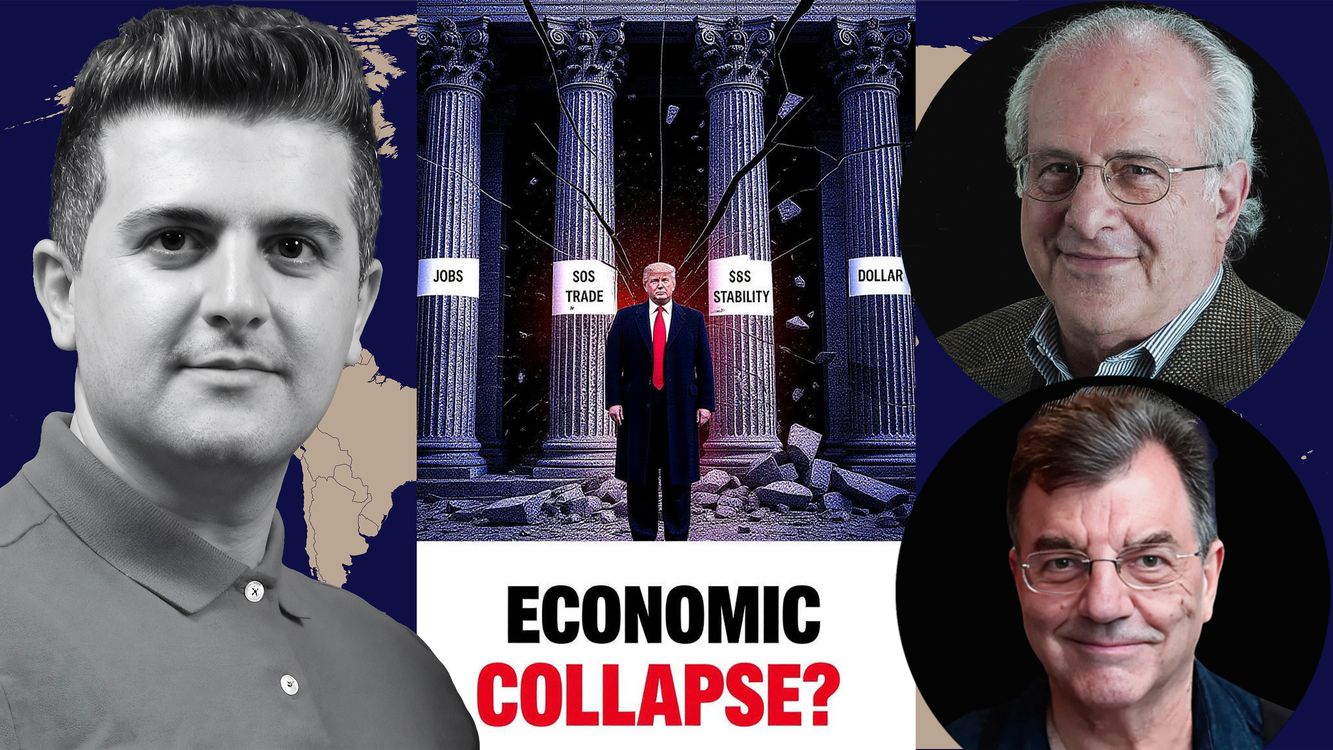 cover art for Richard Wolff & Michael Hudson: Trump Is Collapsing the Pillars of the U.S. Economy —Disaster Ahead!