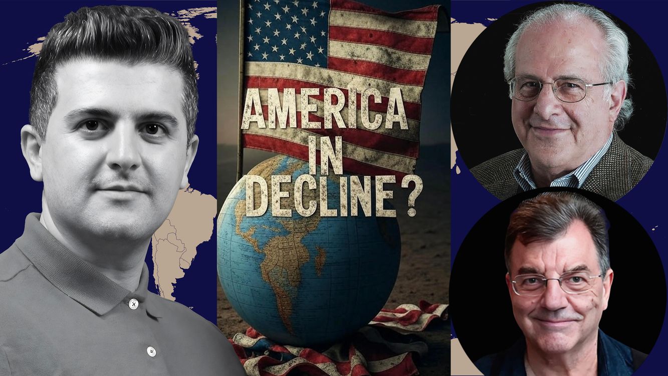 cover art for Richard Wolff & Michael Hudson: What Has America Become? A Global Power in Decline