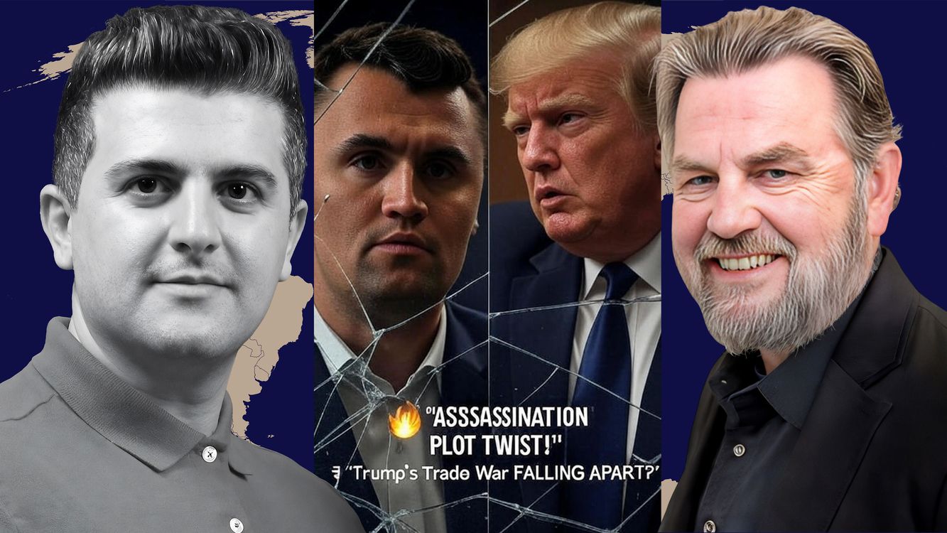 cover art for Larry C. Johnson: Charlie Kirk Assassination Twist + Trump’s Tariff War CRUMBLING