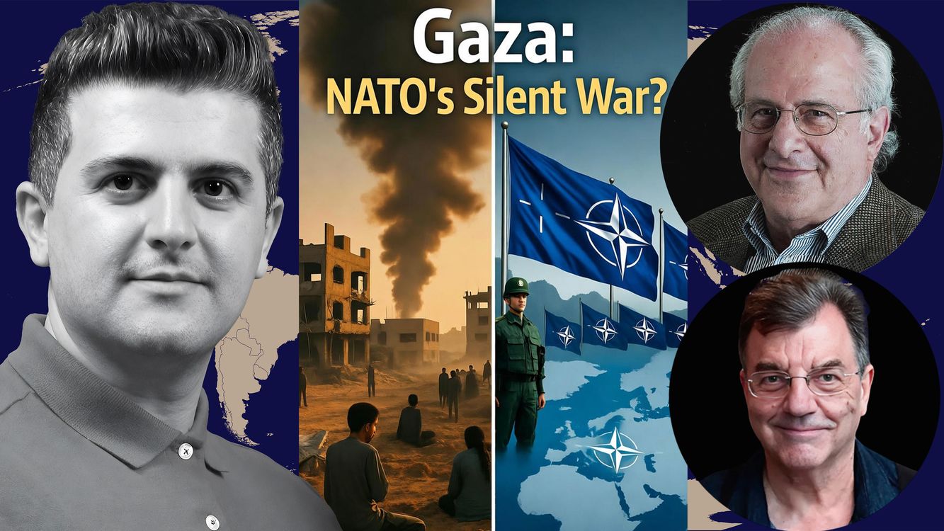 cover art for Richard Wolff & Michael Hudson: Gaza Isn’t Just Israel’s War — It’s NATO’s Silent Battlefield