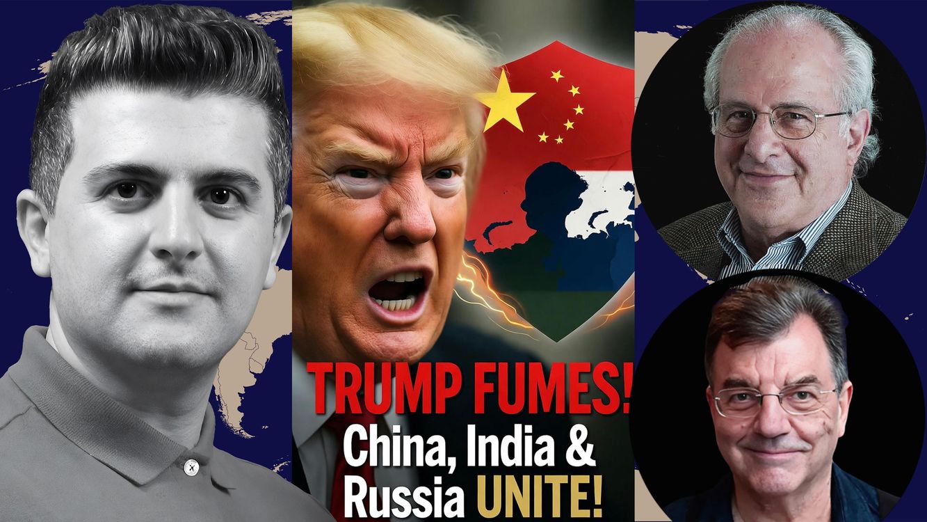 cover art for Richard D. Wolff & Michael Hudson: Trump FUMES as China, India & Russia Unite — The Shift Begins!