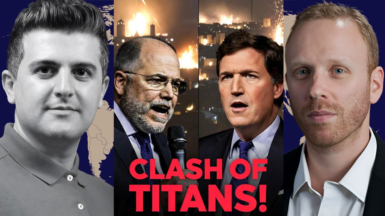 cover art for Max Blumenthal: Levin & Shapiro UNLEASH on Tucker Carlson - Middle East ERUPTS