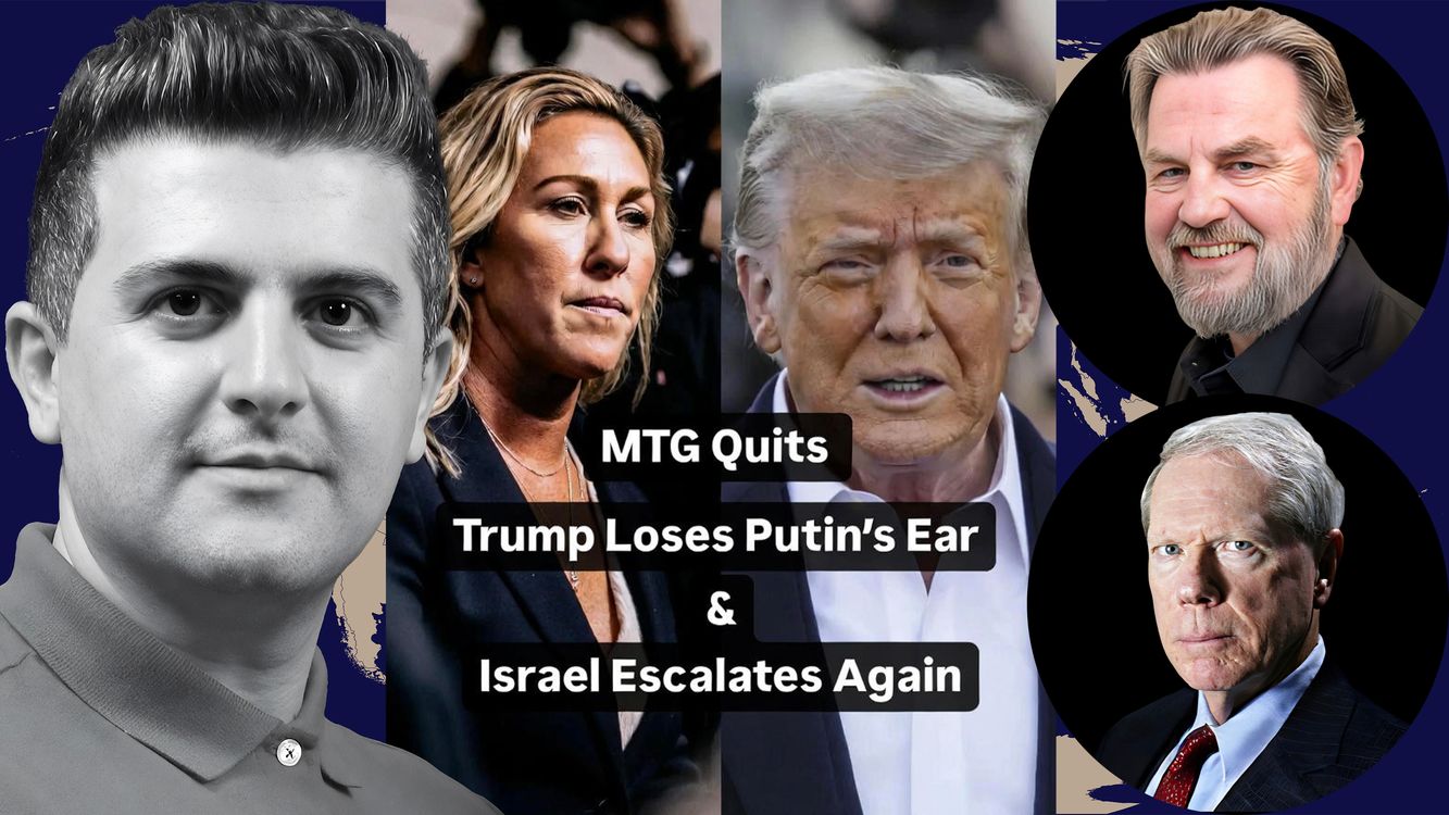 cover art for Larry C. Johnson & Paul Craig Roberts: MTG Quits, Trump Loses Putin’s Ear, & Israel Escalates Again