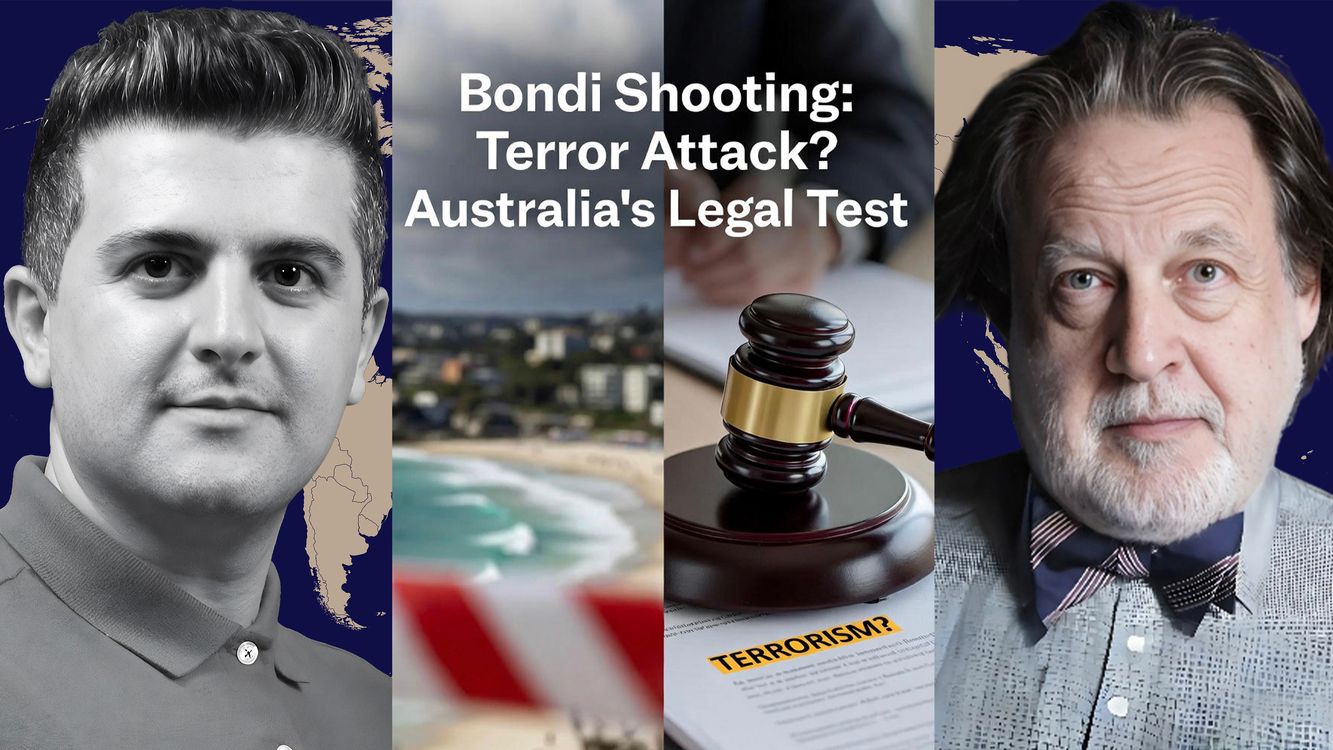 cover art for John Helmer: "The Bondi strike" as "terrorism" - Trump Raises the Stakes… Putin STRIKES Faster