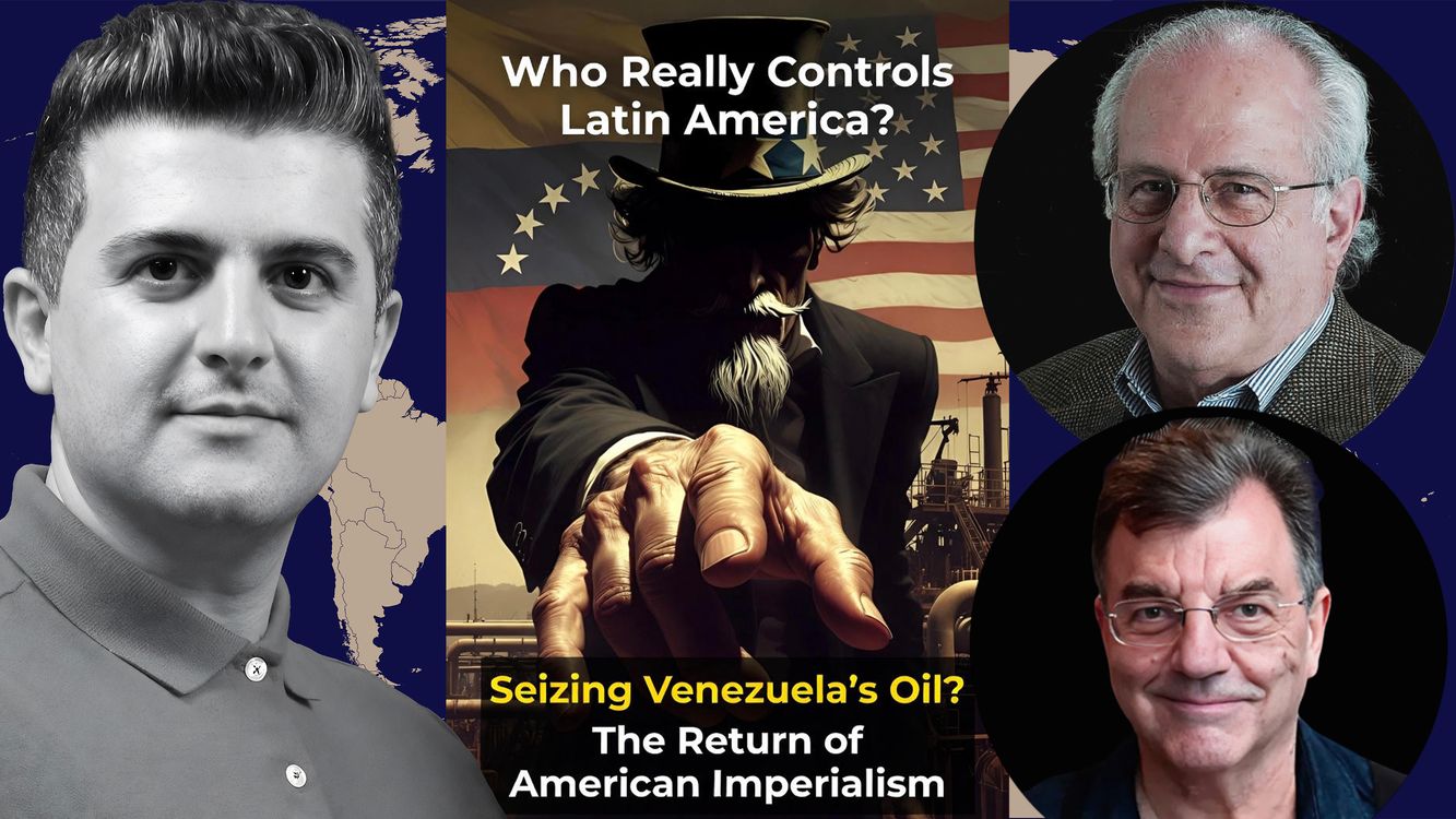 cover art for Richard Wolff & Michael Hudson: Trump Wants Venezuela — Here’s Why