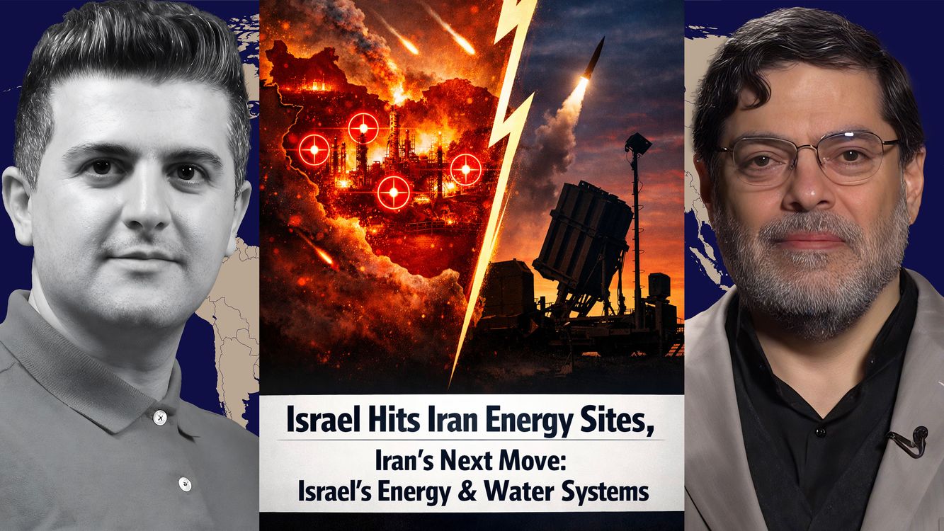 cover art for Seyed M. Marandi: Israel Hits Iran Energy Sites, Iran’s Next Move: Israel’s Energy & Water Systems