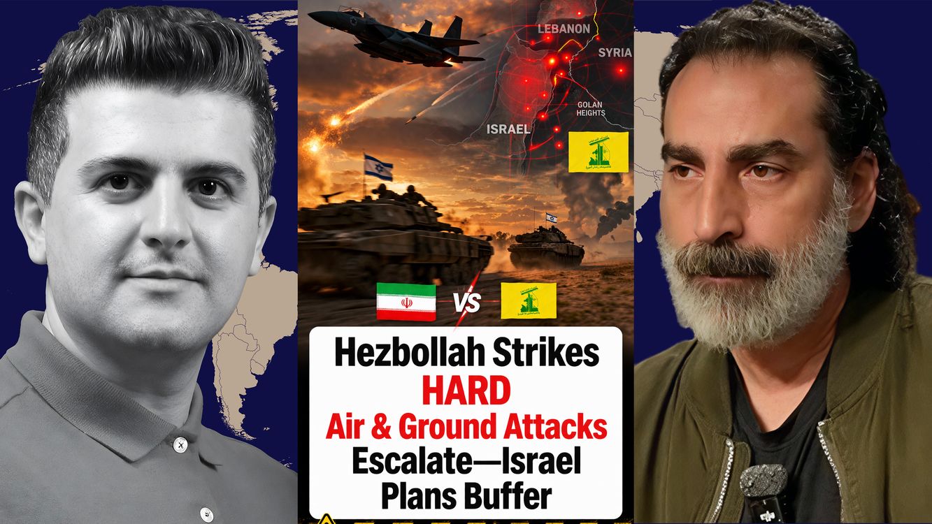 cover art for Laith Marouf: Hezbollah Strikes HARD: Air & Ground Attacks Escalate—Israel Plans Buffer Zone