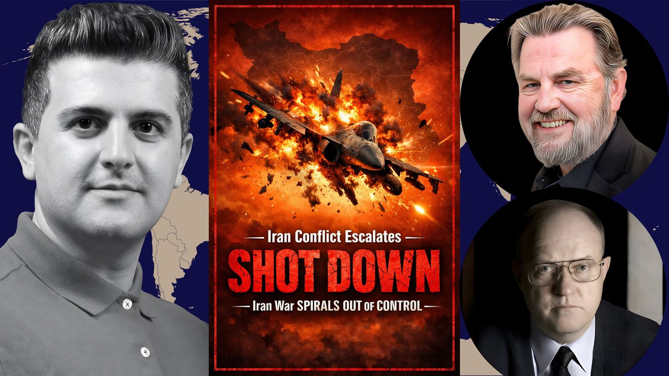 cover art for Larry Johnson & Col. Wilkerson: Fighter Jet SHOT DOWN — Iran War SPIRALS OUT OF CONTROL