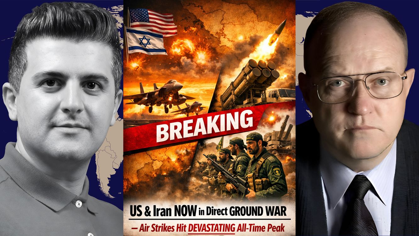 cover art for Col. Larry Wilkerson: US & Iran NOW in Direct GROUND WAR – Air Strikes Hit DEVASTATING All-Time Peak