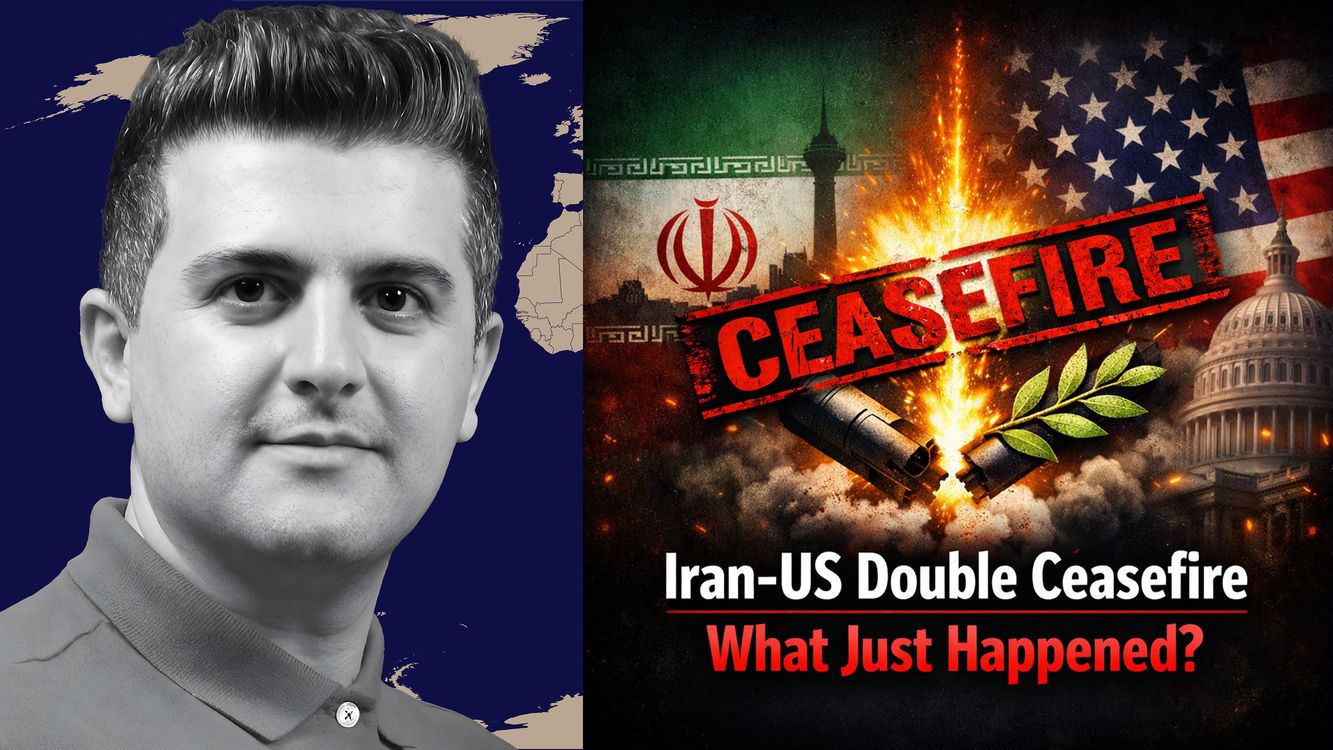 cover art for Nima R. Alkhorshid: Iran-US Double Ceasefire: What Just Happened?
