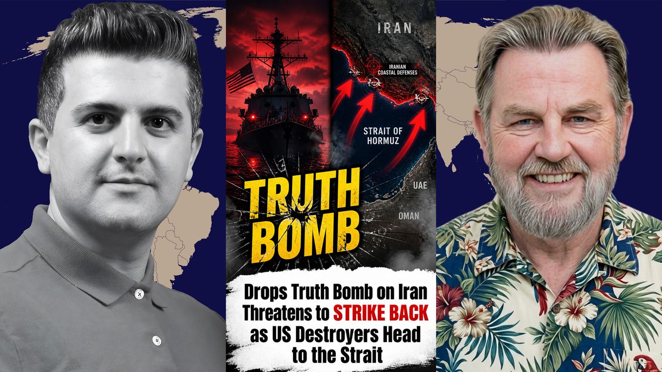cover art for Larry Johnson: BREAKING: Iran Fires Anti-Ship Ballistic Missiles at US Warship USS Canberra