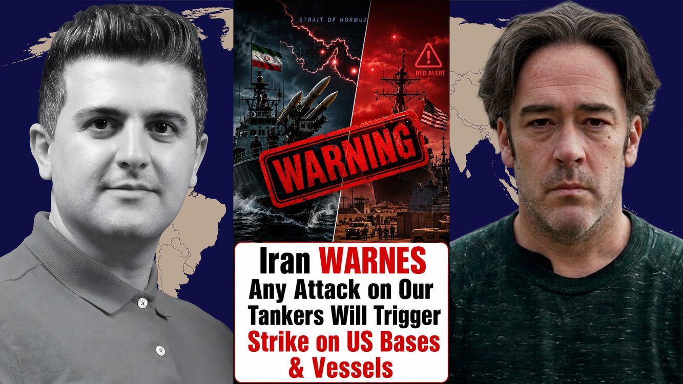 cover art for Patrick Henningsen: Iran WARNES: Any Attack on Our Tankers Will Trigger Strike on US Bases & Vessels