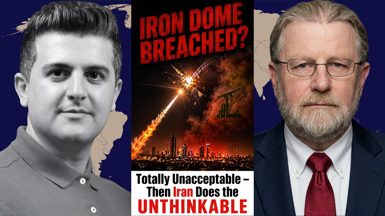 cover art for Larry Johnson: "Totally Unacceptable" – Then Iran Does the UNTHINKABLE (Hezbollah Blasts Iron Dome)