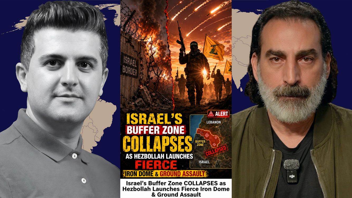 cover art for Laith Marouf: Israel’s Buffer Zone COLLAPSES as Hezbollah Launches Fierce Iron Dome & Ground Assault