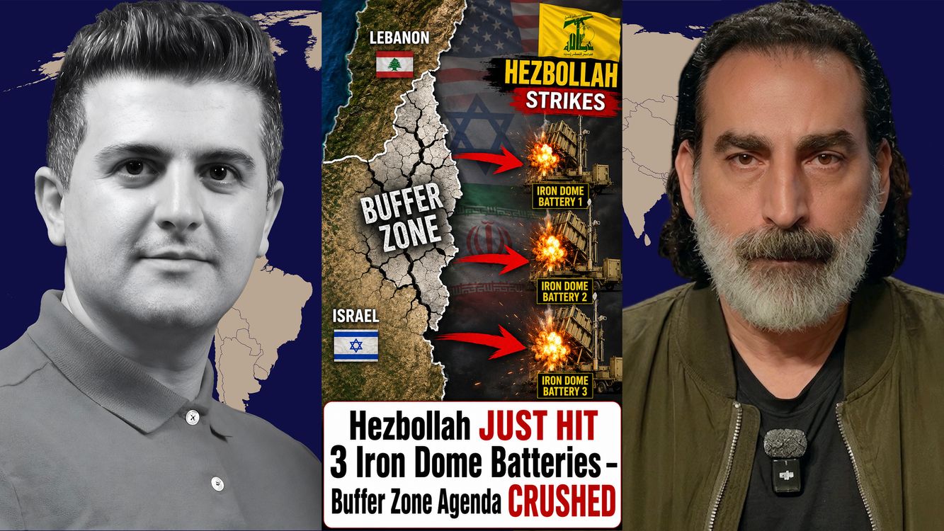 cover art for Laith Marouf: Hezbollah JUST HIT 3 Iron Dome Batteries – Buffer Zone Agenda CRUSHED